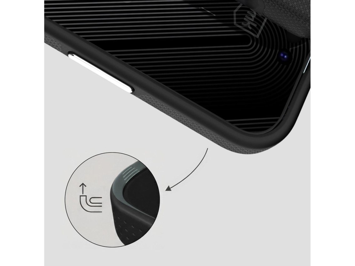 Capa 3mk Fortis MagCase para iPhone 15 - preta