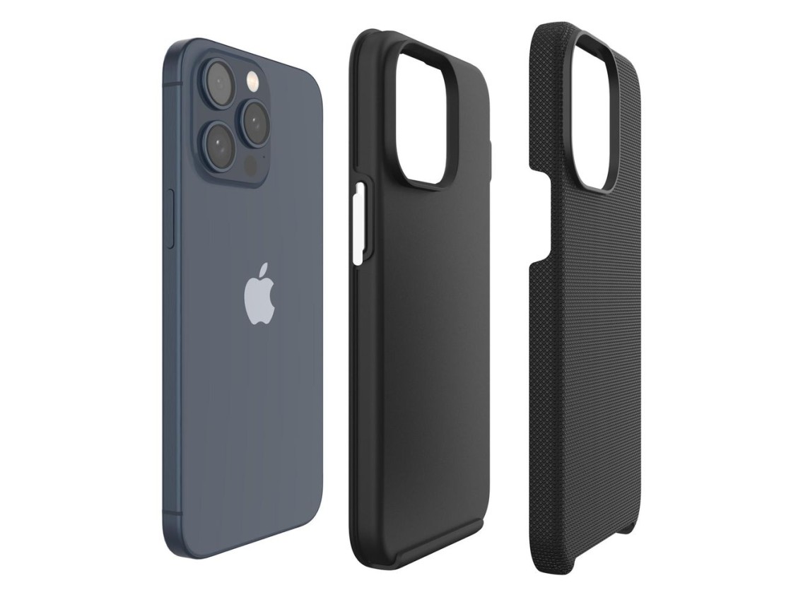Capa 3mk Fortis MagCase para iPhone 15 Pro - Preta