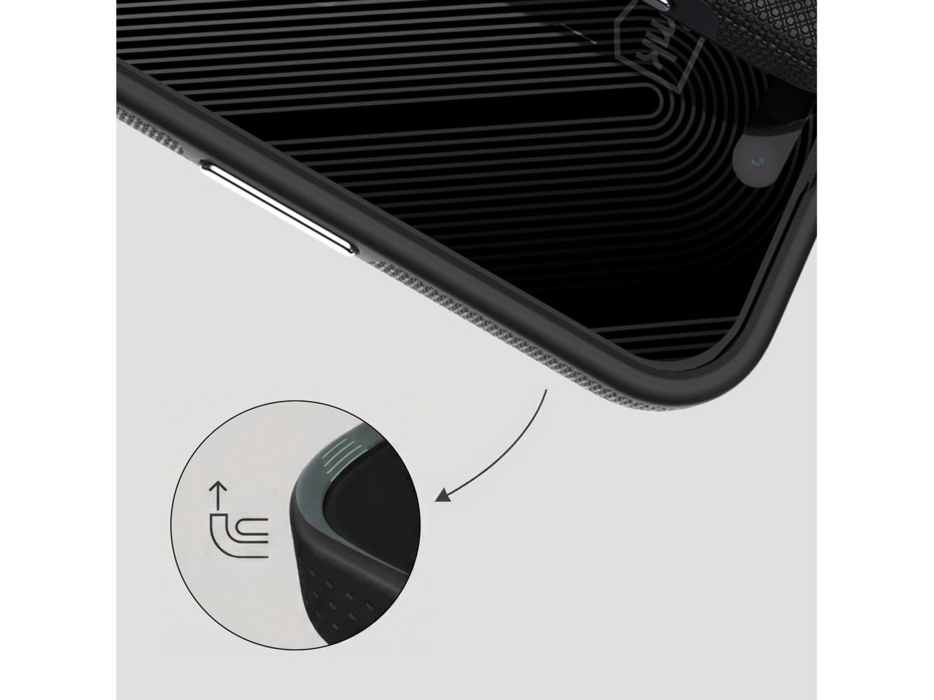 Capa 3mk Fortis MagCase para iPhone 15 Pro - Preta
