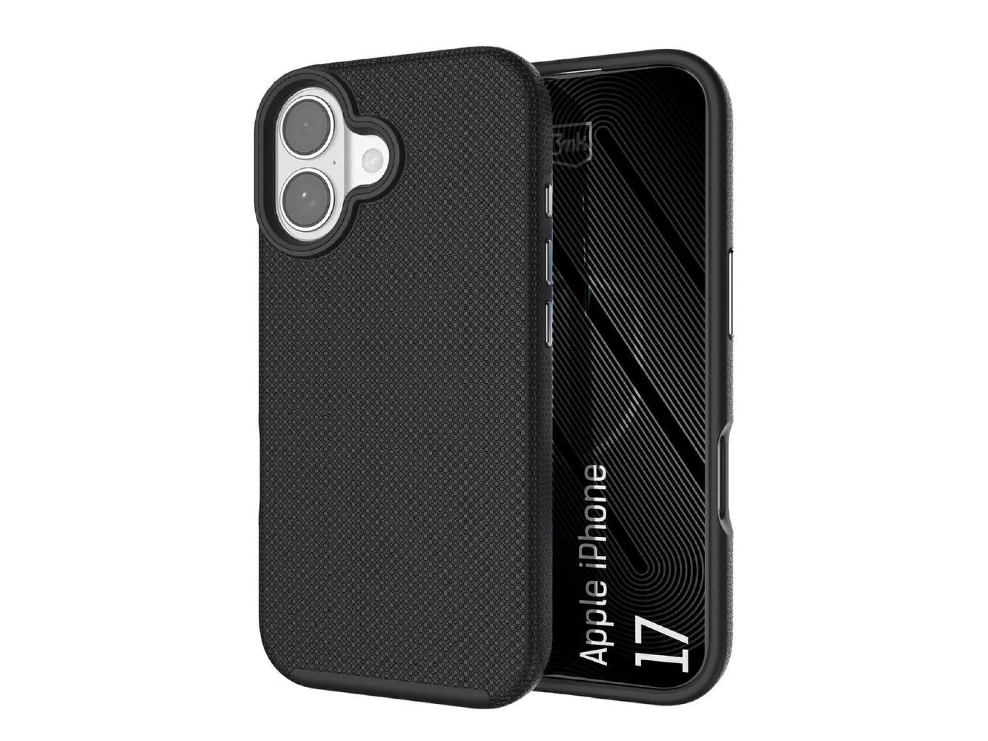 Capa 3mk Fortis MagCase para iPhone 17 - preta