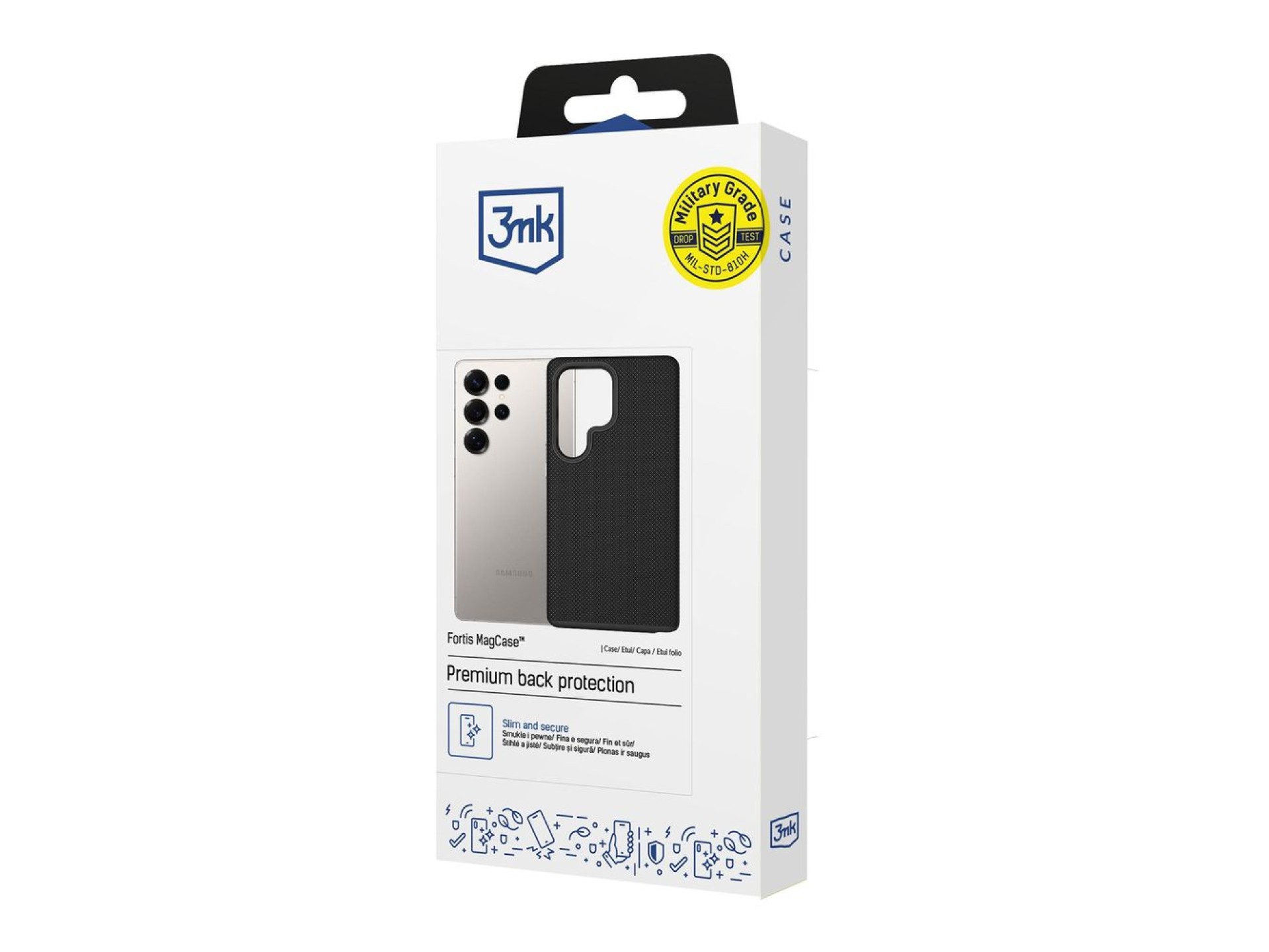 3mk Fortis MagCase para Samsung Galaxy S25 Ultra - Preto