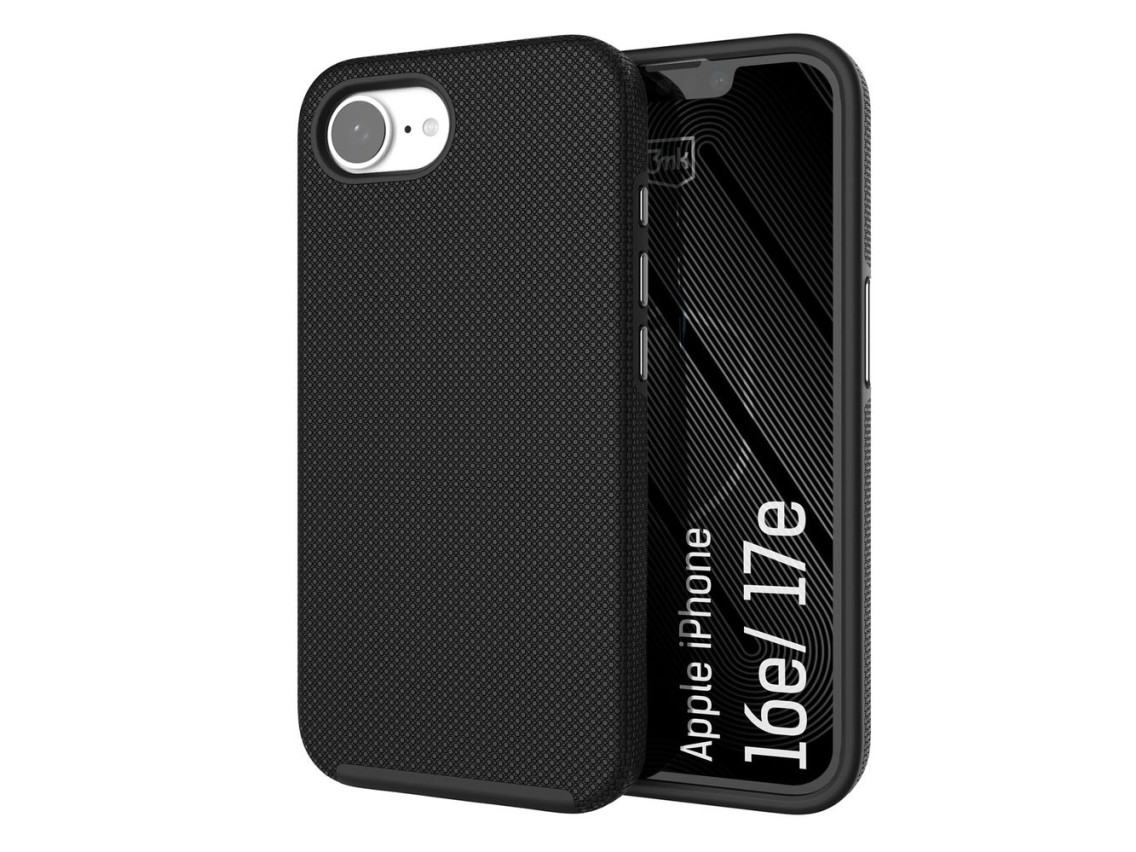 3mk Fortis MagCase for iPhone 16e / 17e - black