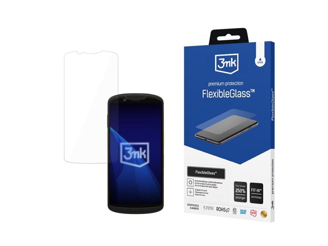 Vidrio híbrido 3mk FlexibleGlass™ para Zebra TC 53/58/58e