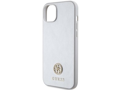 Guess GUHCP15MPS4DGPS iPhone 15 Plus 6.7" silver/silver hardcase Strass Metal Logo