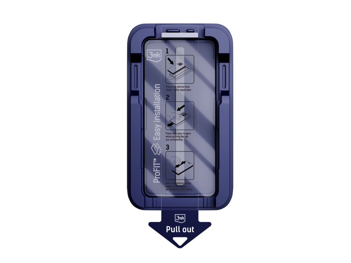 9H tempered glass with 3mk HardGlass Max Privacy filter for iPhone 15 Pro