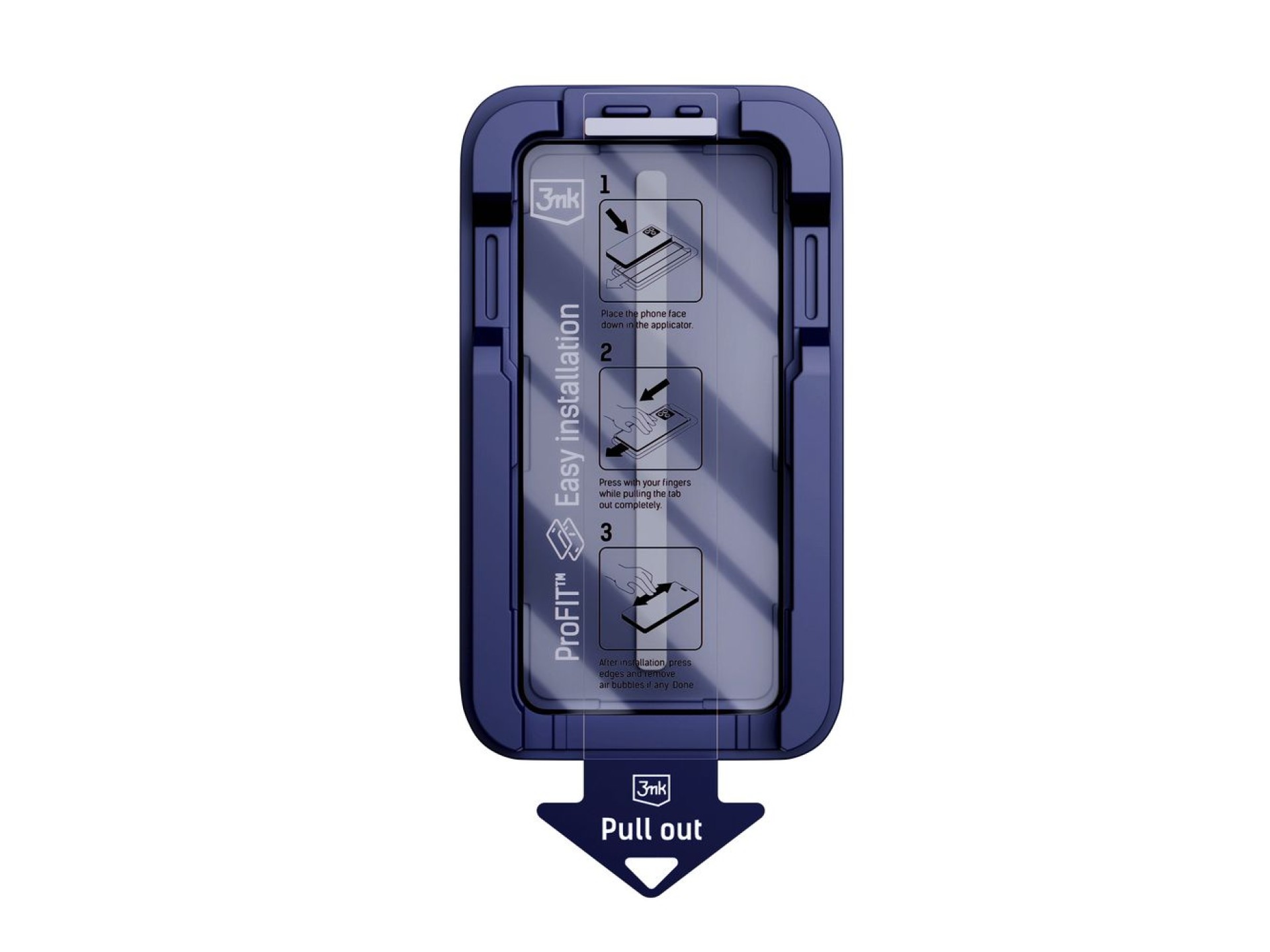 9H tempered glass with 3mk HardGlass Max Privacy filter for iPhone 15 Pro