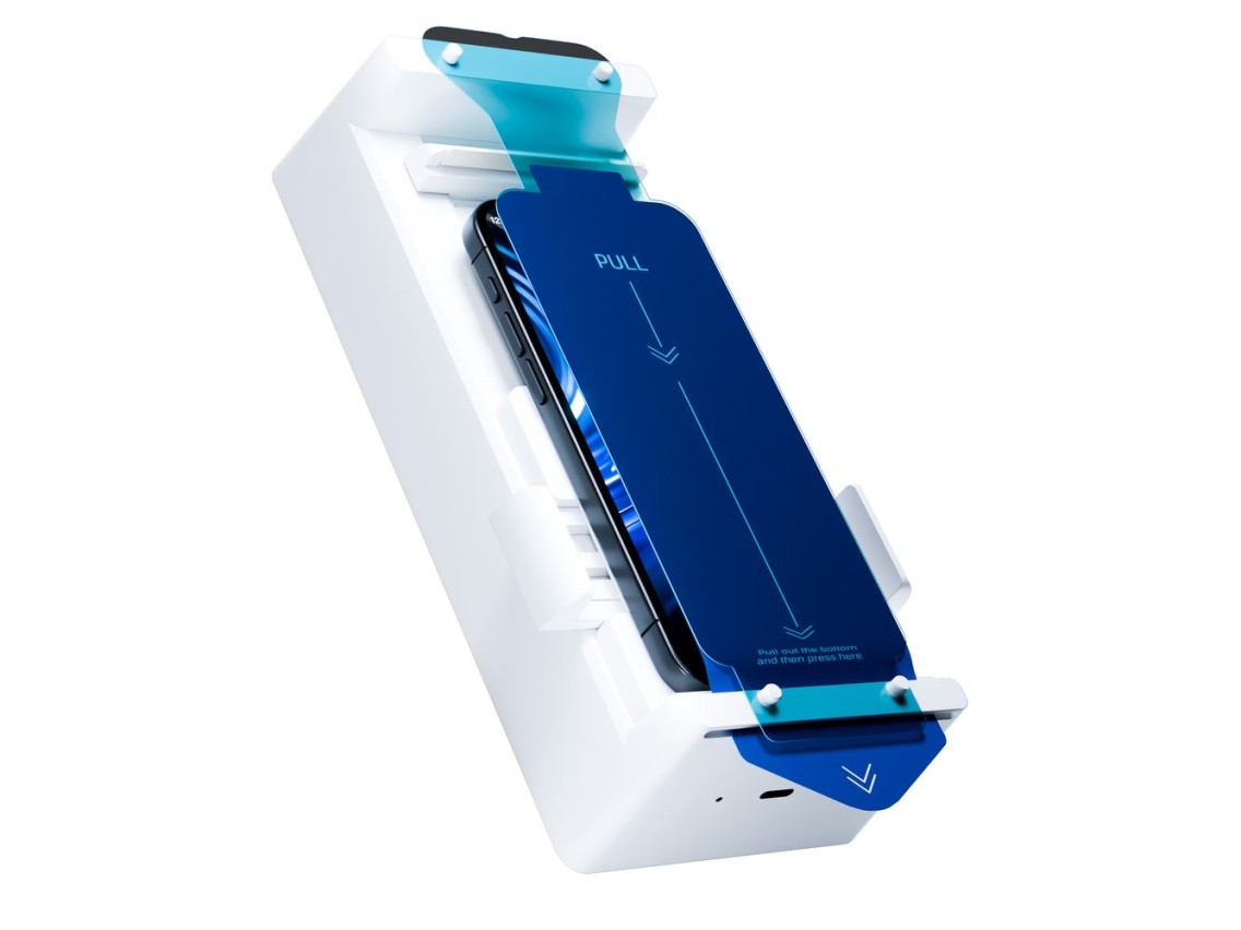 Protector de pantalla de vidrio templado 3mk Expert Glass Protection™ con aplicador para iPhone 15