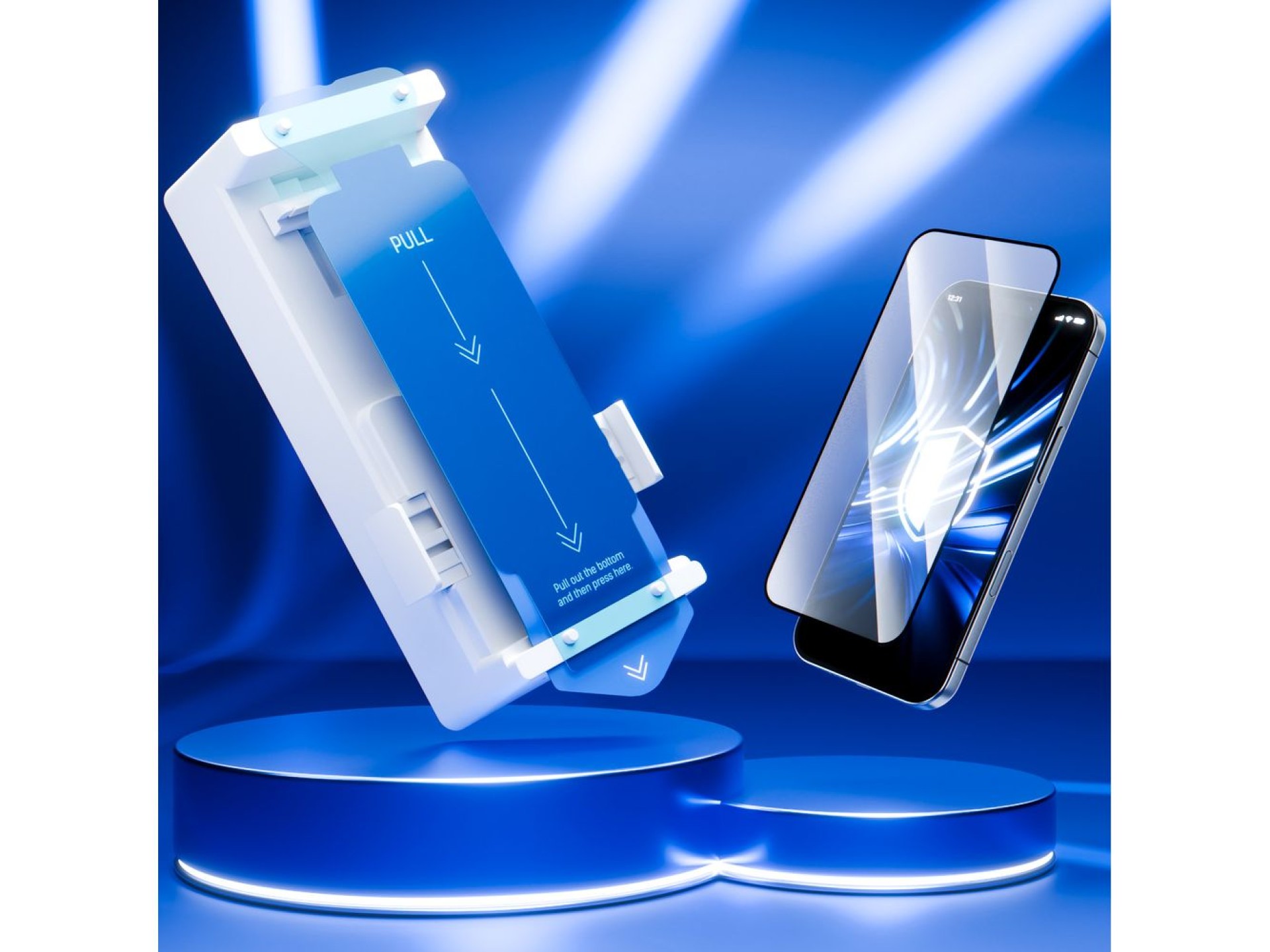 Película de vidro temperado 3mk Expert Glass Protection™ com aplicador para Samsung Galaxy A36