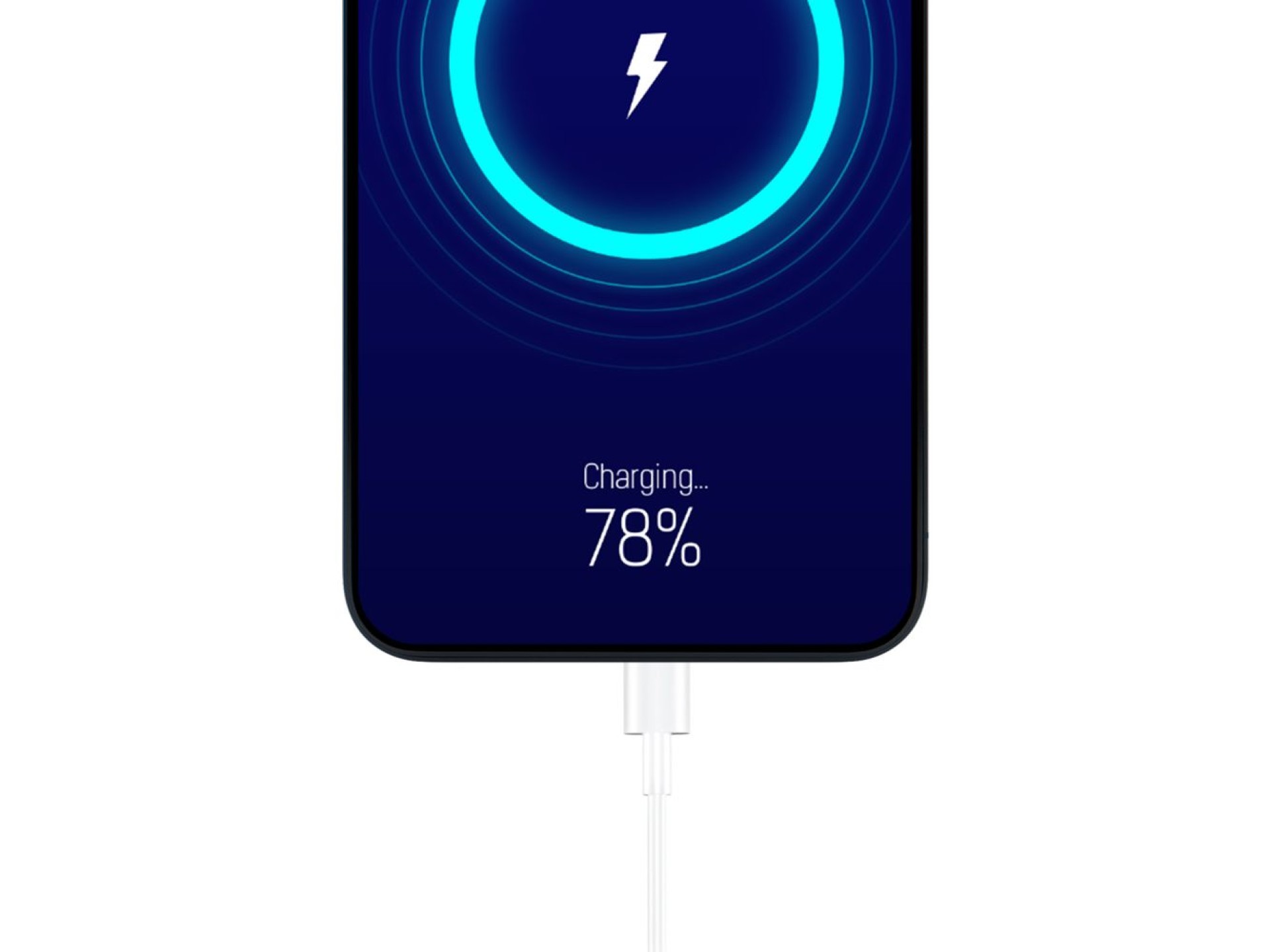Cable 3mk 3 en 1 USB-A - micro USB / Lightning / USB-C 1,2 m 20 V/2,4 A 15 W - blanco