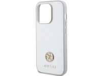 Guess Strass Metal Logo case for iPhone 15 Pro - silver Guess Strass Metal Logo case for iPhone 15 Pro - silver