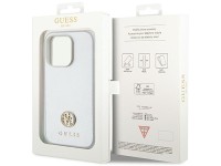 Guess Strass Metal Logo case for iPhone 15 Pro - silver Guess Strass Metal Logo case for iPhone 15 Pro - silver