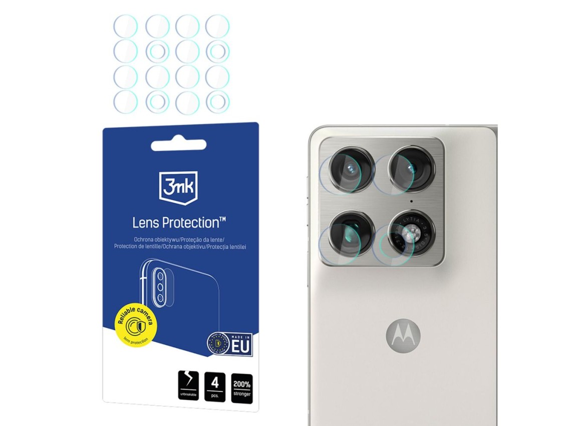 Protección de lente híbrida 3mk para lente de cámara Motorola Razr Fold