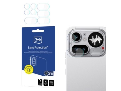 Cristal híbrido para lente de cámara 3mk Protección de lente para teléfono (4a) Pro Cristal híbrido para lente de cámara 3mk Protección de lente para teléfono (4a) Pro