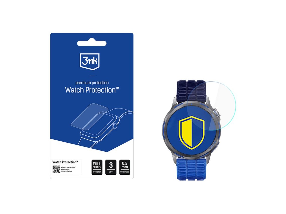 3mk Watch Protection FlexibleGlass Hybrid Glass for Huawei Watch GT Runner 2