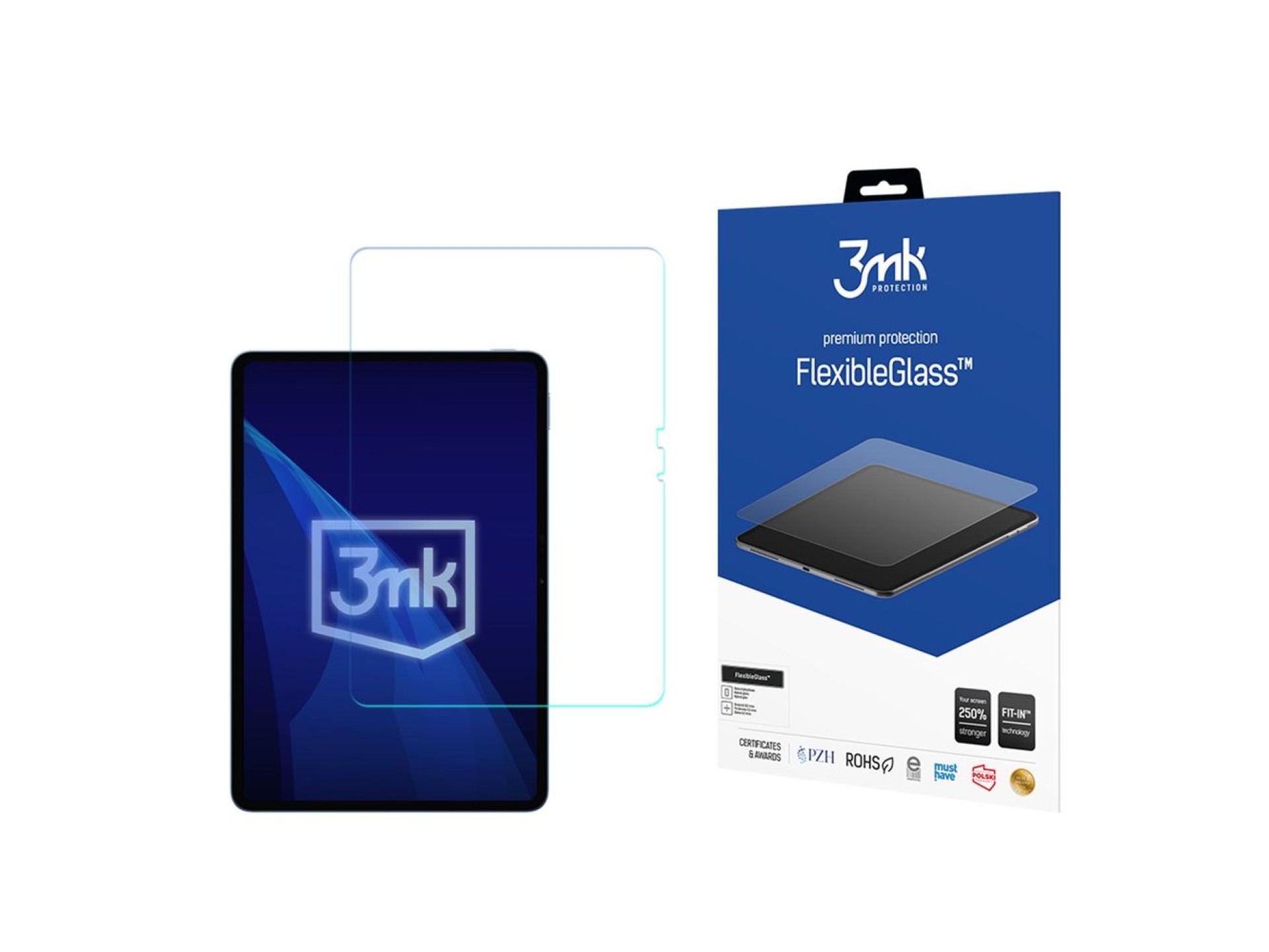 Película de vidro híbrido 3mk FlexibleGlass™ para Xiaomi Pad 8 / Pad 8 Pro