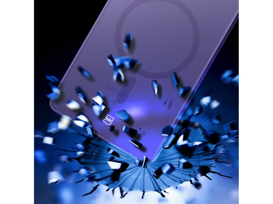 3mk Smoke MagCase for Samsung Galaxy S25 Ultra - Purple-Translucent