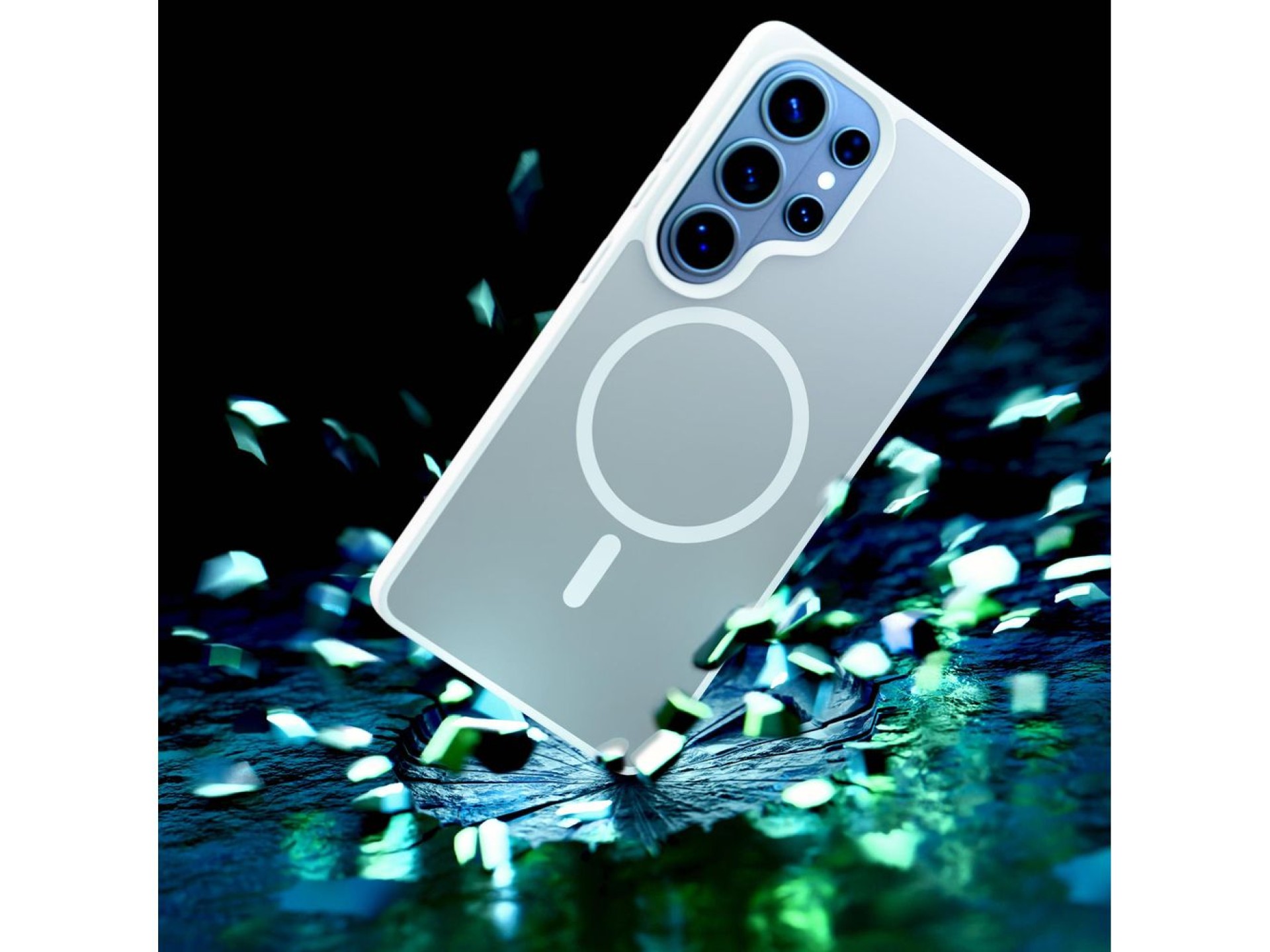 3mk Smoke MagCase for Samsung Galaxy S26 Ultra - White