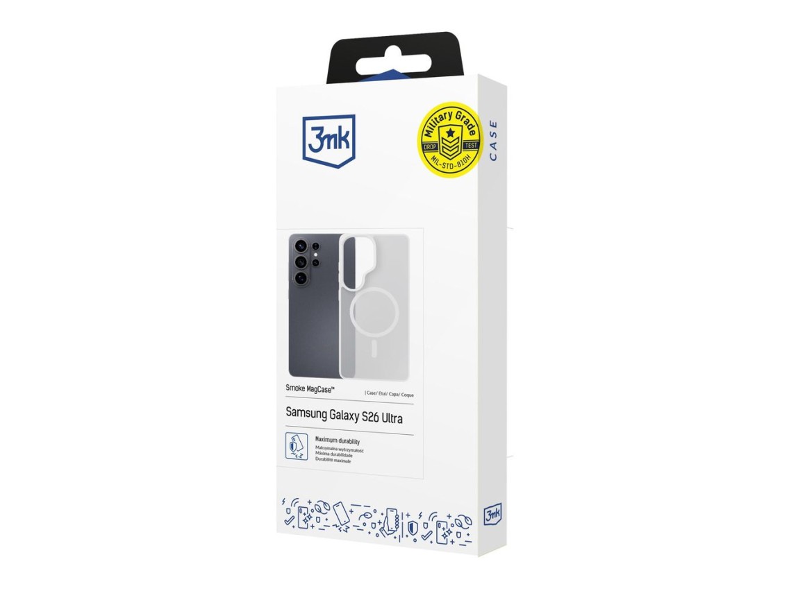 3mk Smoke MagCase for Samsung Galaxy S26 Ultra - White