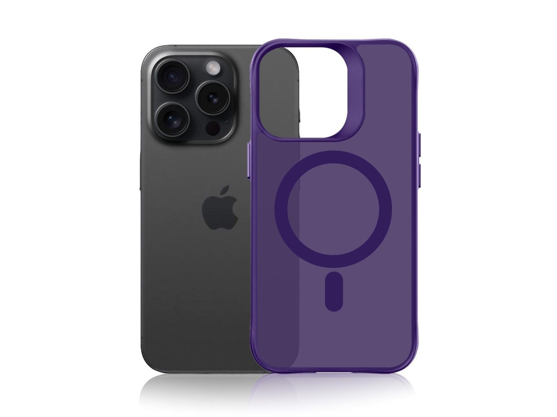 3mk Smoke MagCase for iPhone 16 Pro - Purple