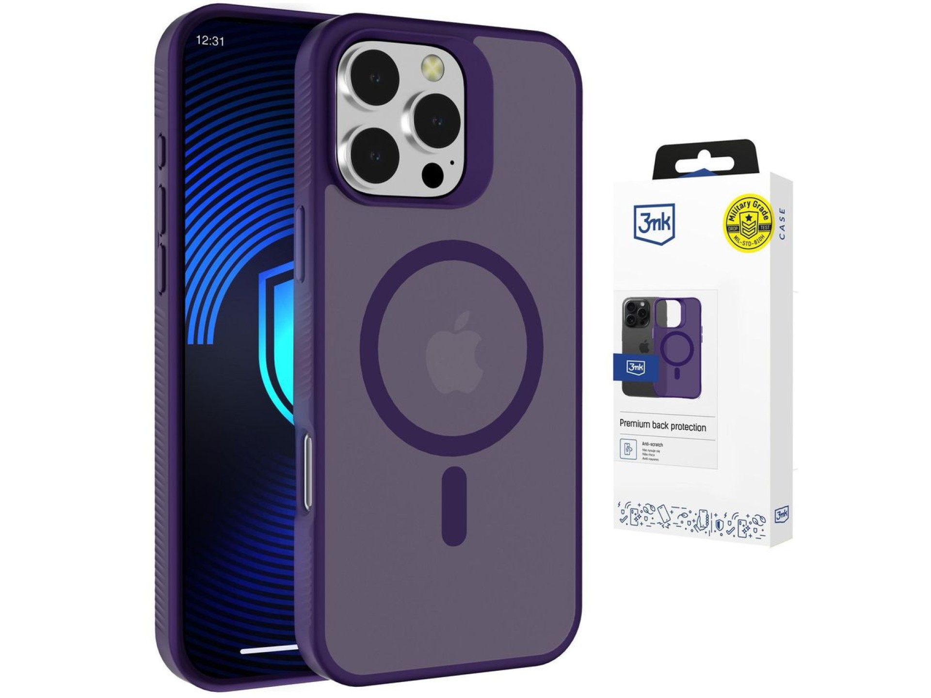 3mk Smoke MagCase for iPhone 16 Pro - Purple
