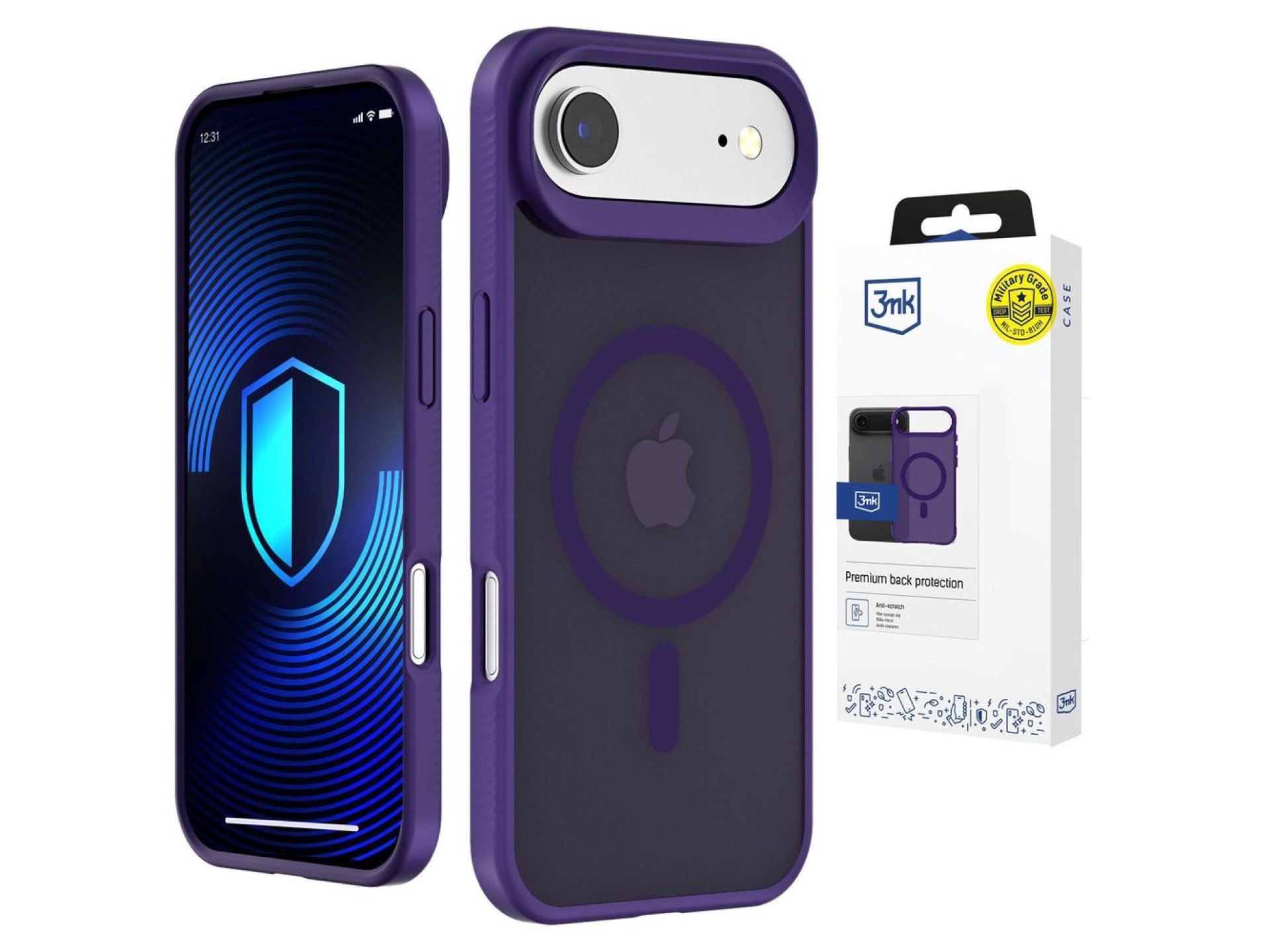 3mk Smoke MagCase para iPhone Air - Roxo