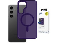 Funda MagCase 3mk Smoke para Samsung Galaxy S25 - Morada Funda MagCase 3mk Smoke para Samsung Galaxy S25 - Morada