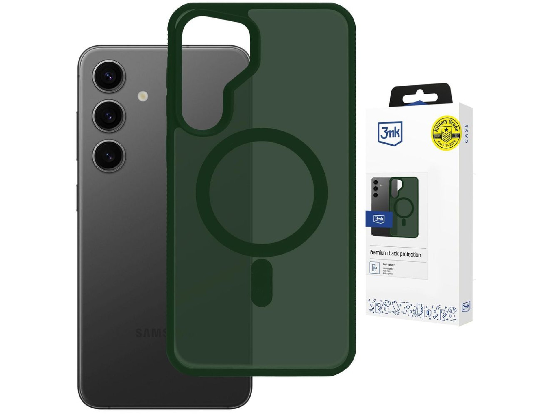 3mk Smoke MagCase for iPhone 17 Pro Max - Green