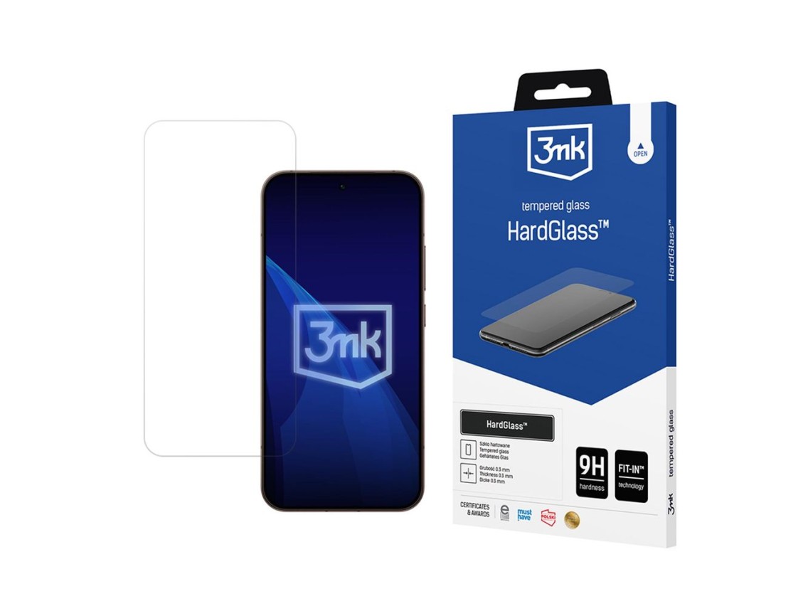 Película de vidro temperado 3mk HardGlass para Oppo Reno 15 5G (CPH2825)