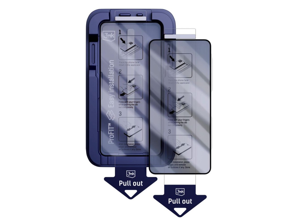 9H tempered glass with 3mk HardGlass Max Privacy filter for Samsung Galaxy S26