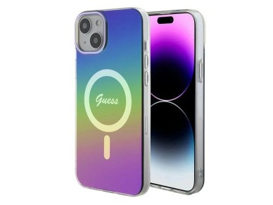 Guess IML Iridescent MagSafe case for iPhone 15 / 14 / 13 6.1" - multicolor Guess IML Iridescent MagSafe case for iPhone 15 / 14 / 13 6.1" - multicolor