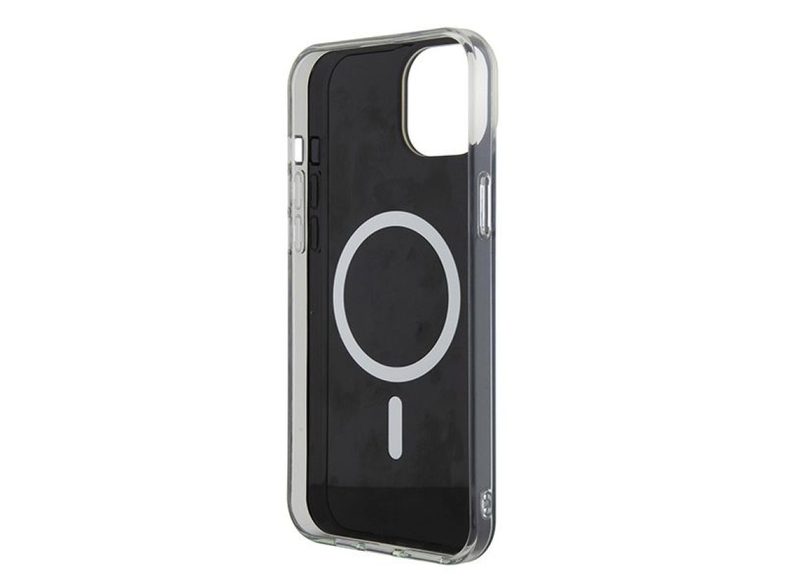 Capa Guess IML Iridescent MagSafe para iPhone 15/14/13 de 6,1" - multicolorida