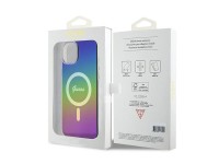 Capa Guess IML Iridescent MagSafe para iPhone 15/14/13 de 6,1" - multicolorida Capa Guess IML Iridescent MagSafe para iPhone 15/14/13 de 6,1" - multicolorida
