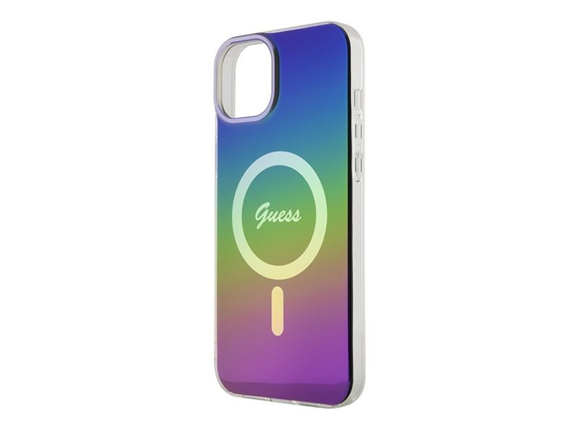 Funda Guess IML Iridescent MagSafe para iPhone 15 Plus / 14 Plus de 6,7