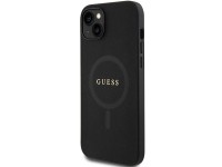Guess GUHMP15MPSAHMCK iPhone 15 Plus 6.7" black/black hardcase Saffiano MagSafe Guess GUHMP15MPSAHMCK iPhone 15 Plus 6.7" black/black hardcase Saffiano MagSafe