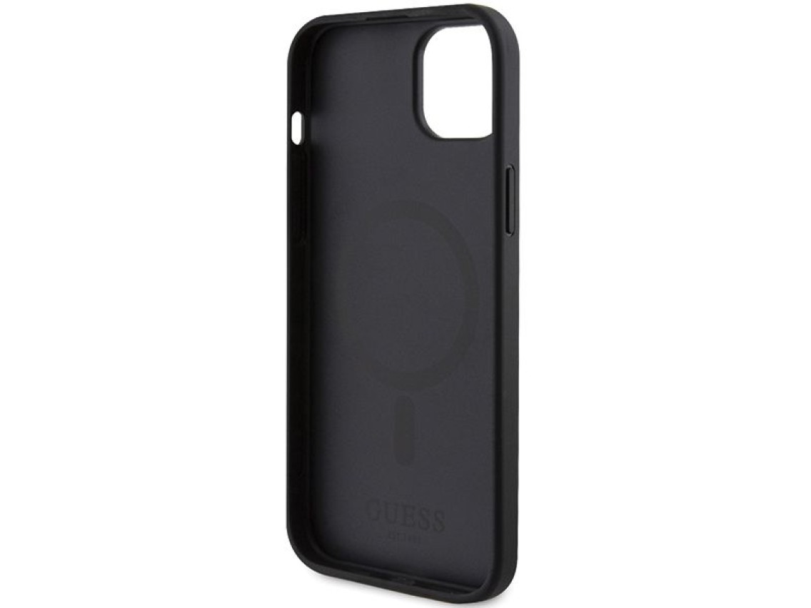 Guess GUHMP15MPSAHMCK iPhone 15 Plus 6.7" black/black hardcase Saffiano MagSafe