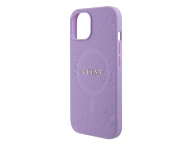 Guess GUHMP15SPSAHMCU iPhone 15 6.1" purple/purple hardcase Saffiano MagSafe Guess GUHMP15SPSAHMCU iPhone 15 6.1" purple/purple hardcase Saffiano MagSafe