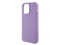 Capa Guess Saffiano MagSafe para iPhone 15 Pro - roxa Capa Guess Saffiano MagSafe para iPhone 15 Pro - roxa