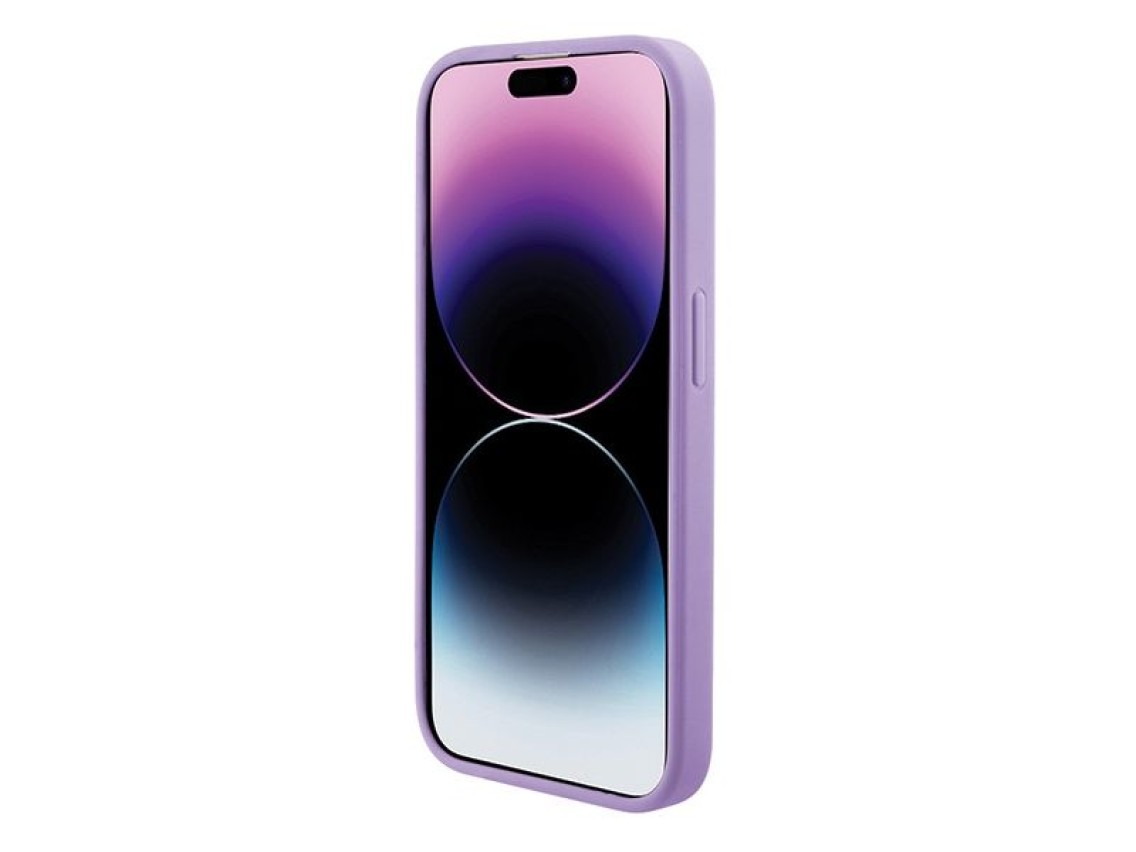 Guess GUHMP15XPSAHMCU iPhone 15 Pro Max 6.7" purple/purple hardcase Saffiano MagSafe