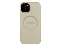 Guess GUHMP15MPSAHMCB iPhone 15 Plus 6.7" gold/gold hardcase Saffiano MagSafe Guess GUHMP15MPSAHMCB iPhone 15 Plus 6.7" gold/gold hardcase Saffiano MagSafe