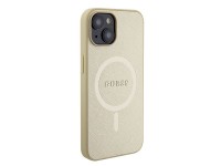 Guess GUHMP15MPSAHMCB iPhone 15 Plus 6.7" gold/gold hardcase Saffiano MagSafe Guess GUHMP15MPSAHMCB iPhone 15 Plus 6.7" gold/gold hardcase Saffiano MagSafe
