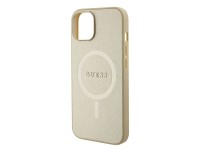 Guess GUHMP15MPSAHMCB iPhone 15 Plus 6.7" gold/gold hardcase Saffiano MagSafe Guess GUHMP15MPSAHMCB iPhone 15 Plus 6.7" gold/gold hardcase Saffiano MagSafe