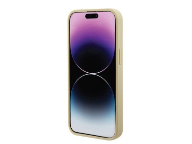 Guess GUHMP15MPSAHMCB iPhone 15 Plus 6.7" gold/gold hardcase Saffiano MagSafe Guess GUHMP15MPSAHMCB iPhone 15 Plus 6.7" gold/gold hardcase Saffiano MagSafe