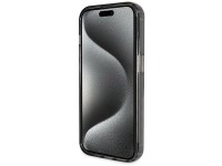 Guess Ring Stand Script Glitter MagSafe case for iPhone 13 Pro / 13 - black Guess Ring Stand Script Glitter MagSafe case for iPhone 13 Pro / 13 - black
