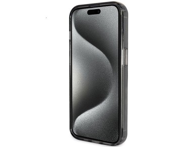 Guess Ring Stand Script Glitter MagSafe Case for iPhone 15 Plus / 14 Plus - Black Guess Ring Stand Script Glitter MagSafe Case for iPhone 15 Plus / 14 Plus - Black
