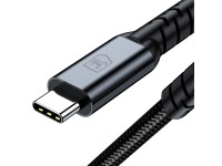 Cable 3mk Hyper N-SERIES Thunderbolt 4 USB-C / USB-C 1m 48V/5A 40Gb/s 240W 8K60Hz - negro Cable 3mk Hyper N-SERIES Thunderbolt 4 USB-C / USB-C 1m 48V/5A 40Gb/s 240W 8K60Hz - negro