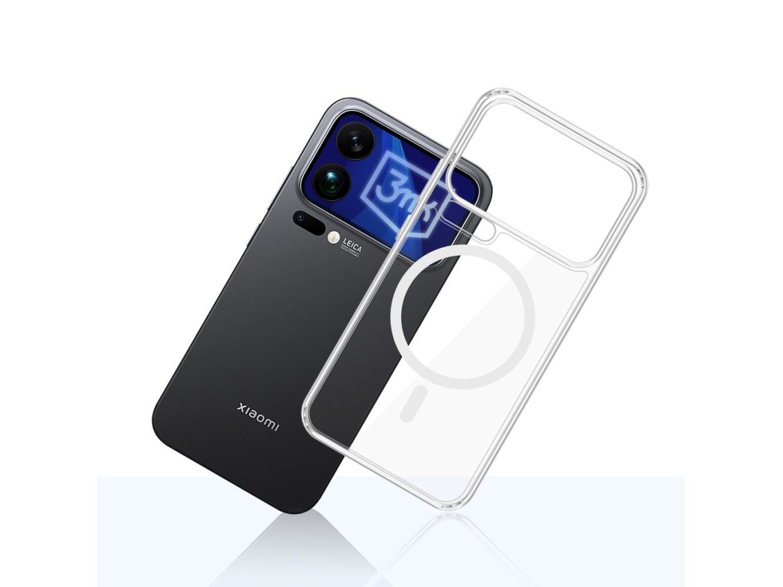 3mk Armor MagCase para Xiaomi 17 Pro Max - transparente