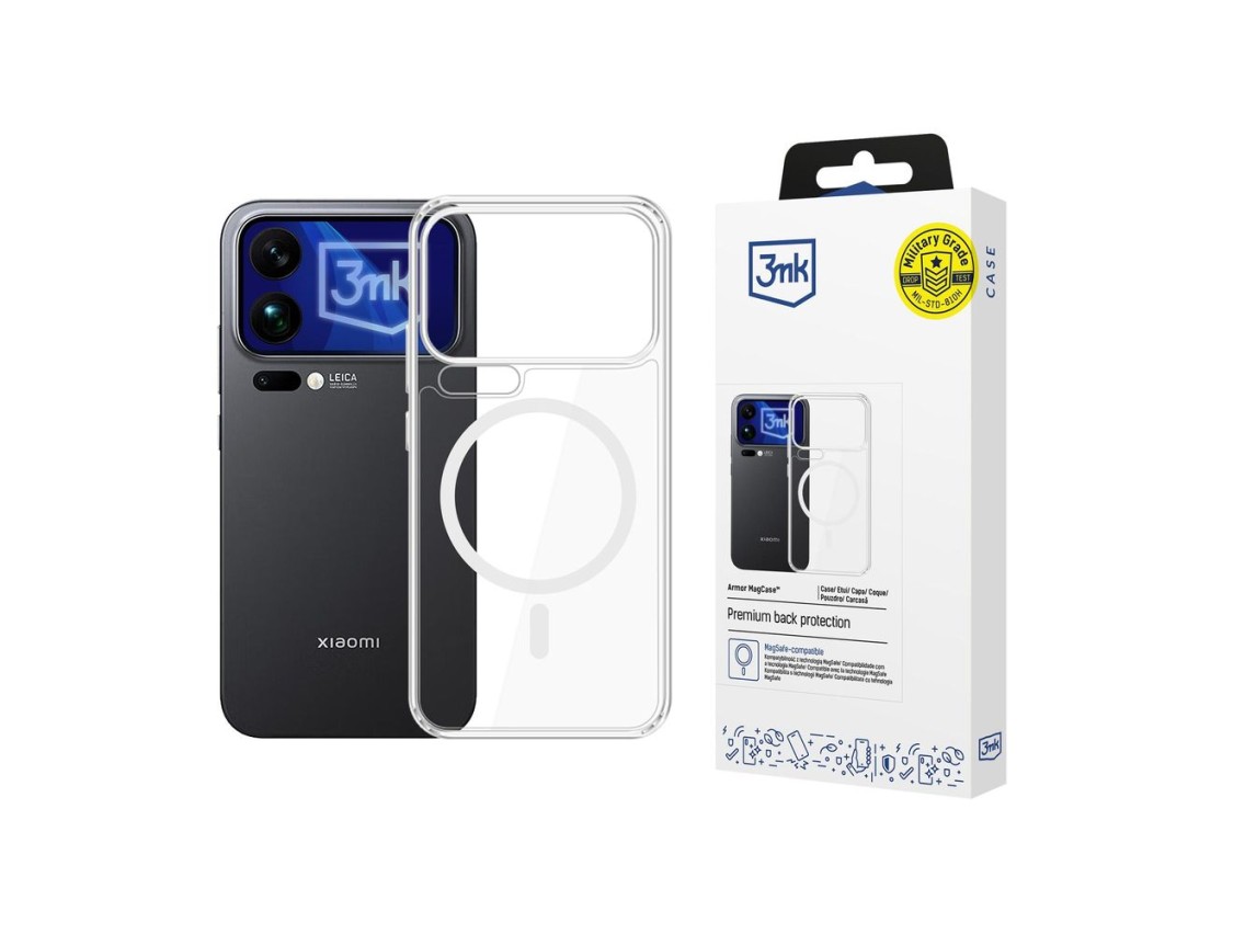 3mk Armor MagCase para Xiaomi 17 Pro Max - transparente
