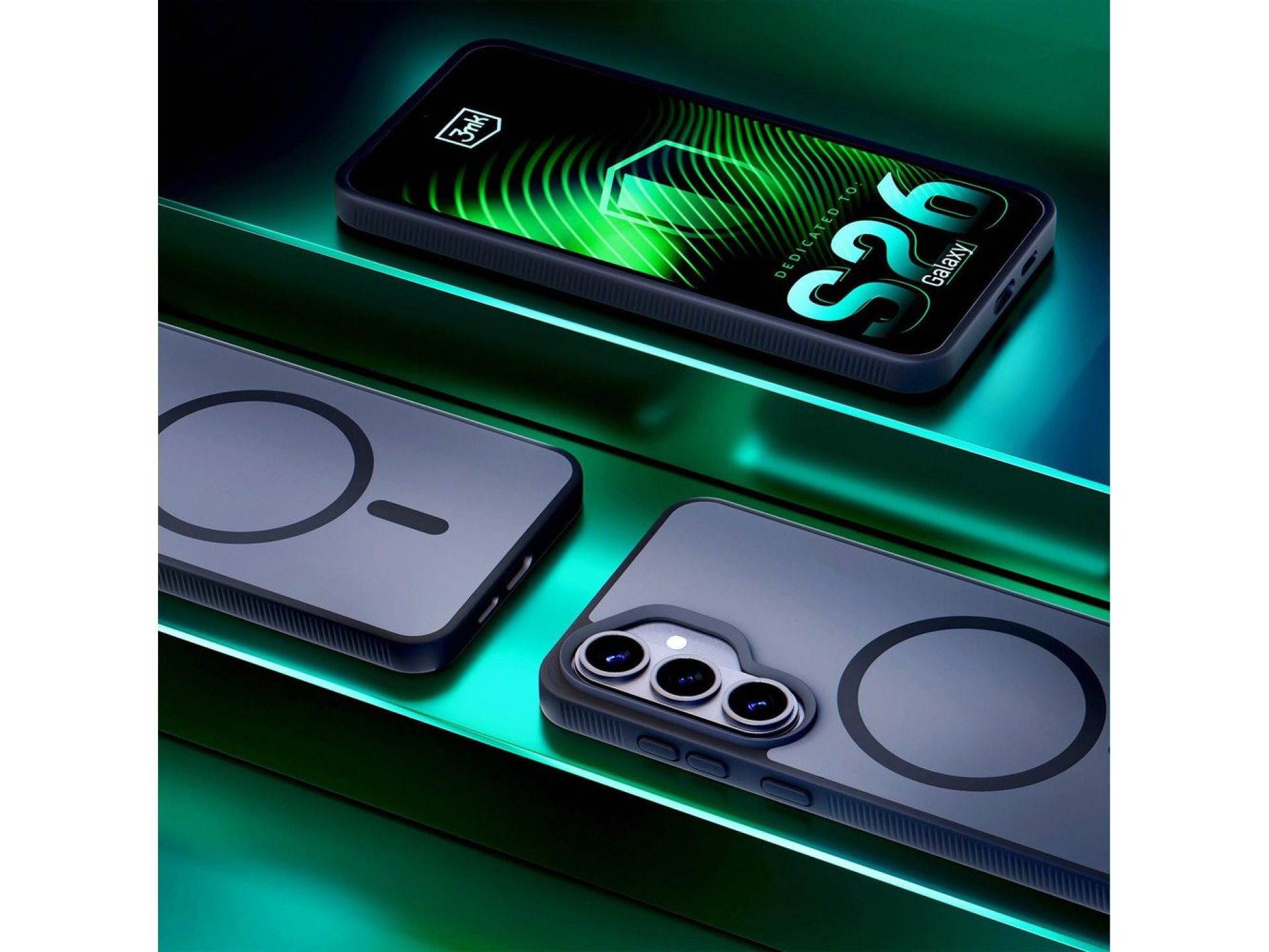 3mk Smoke MagCase para Samsung Galaxy S26 - Cinza