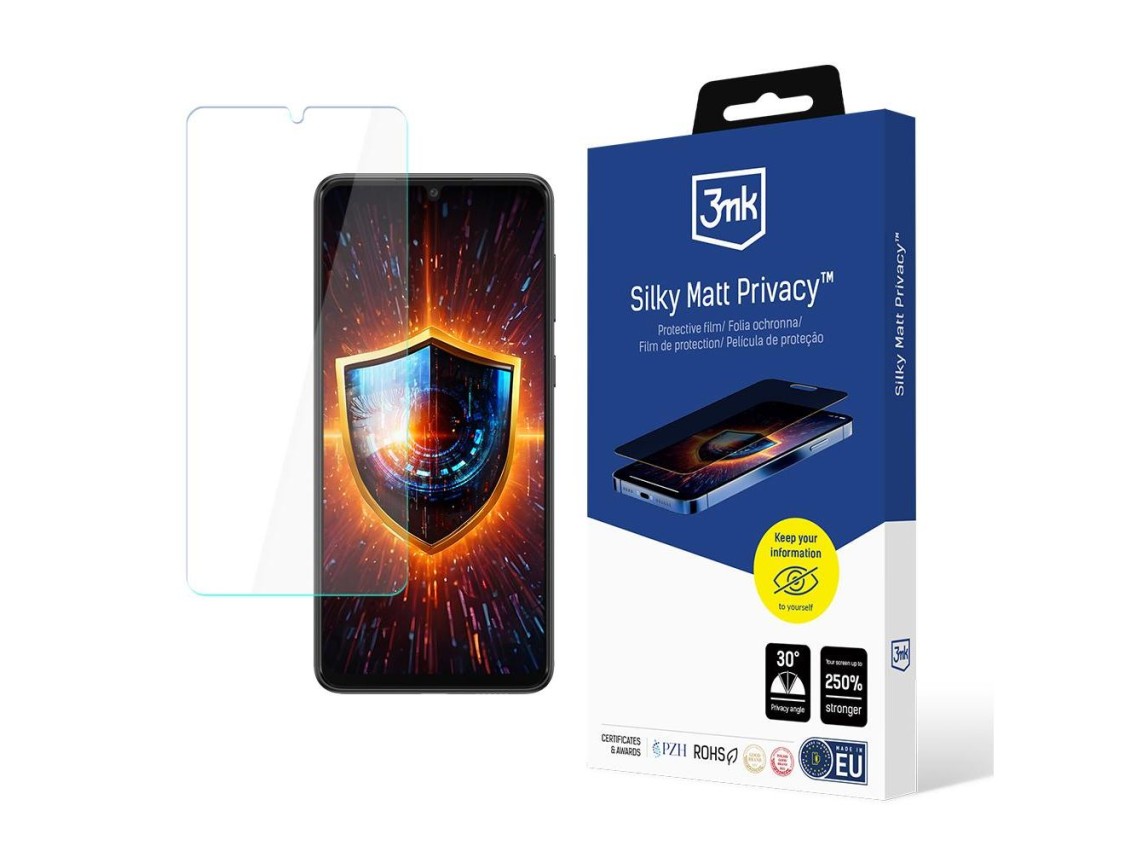 Película protetora de privacidade fosca 3mk Silky Matt para Samsung Galaxy A32 4G
