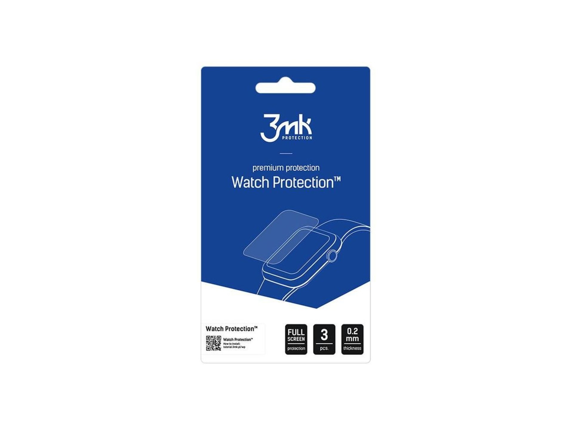 Cristal híbrido para la pantalla del reloj inteligente 3mk Watch Protection FlexibleGlass para Amazf